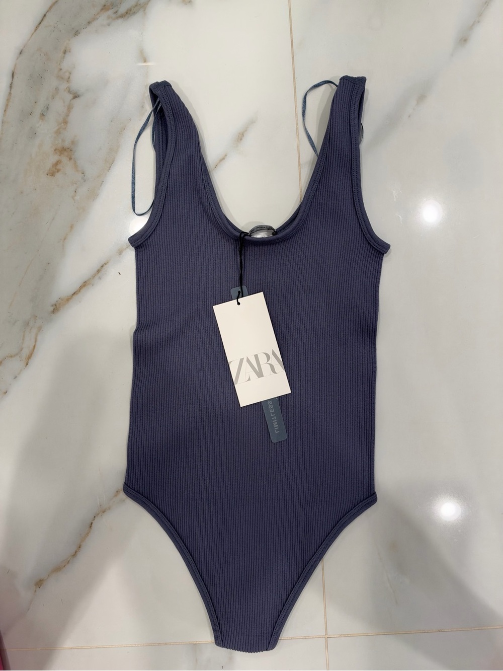 ZARA Contour Collection Ribbed Bodysuit – XS - Picture 5 of 5